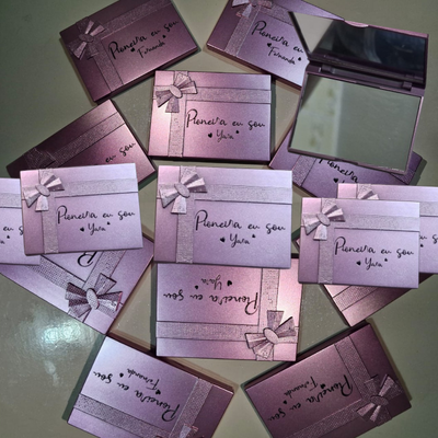 Espelho de bolso personalizados em DTF - Nobre Comunicação Visual