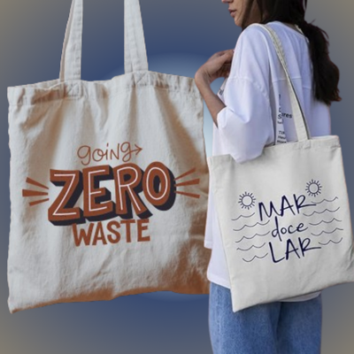 Ecobeg personalizada em sublimação - Nobre Comunicação Visual