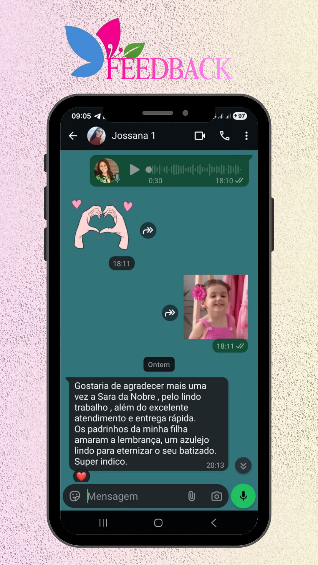 FEEDBACK - CLIENTE - NOBRE COM VISUAL