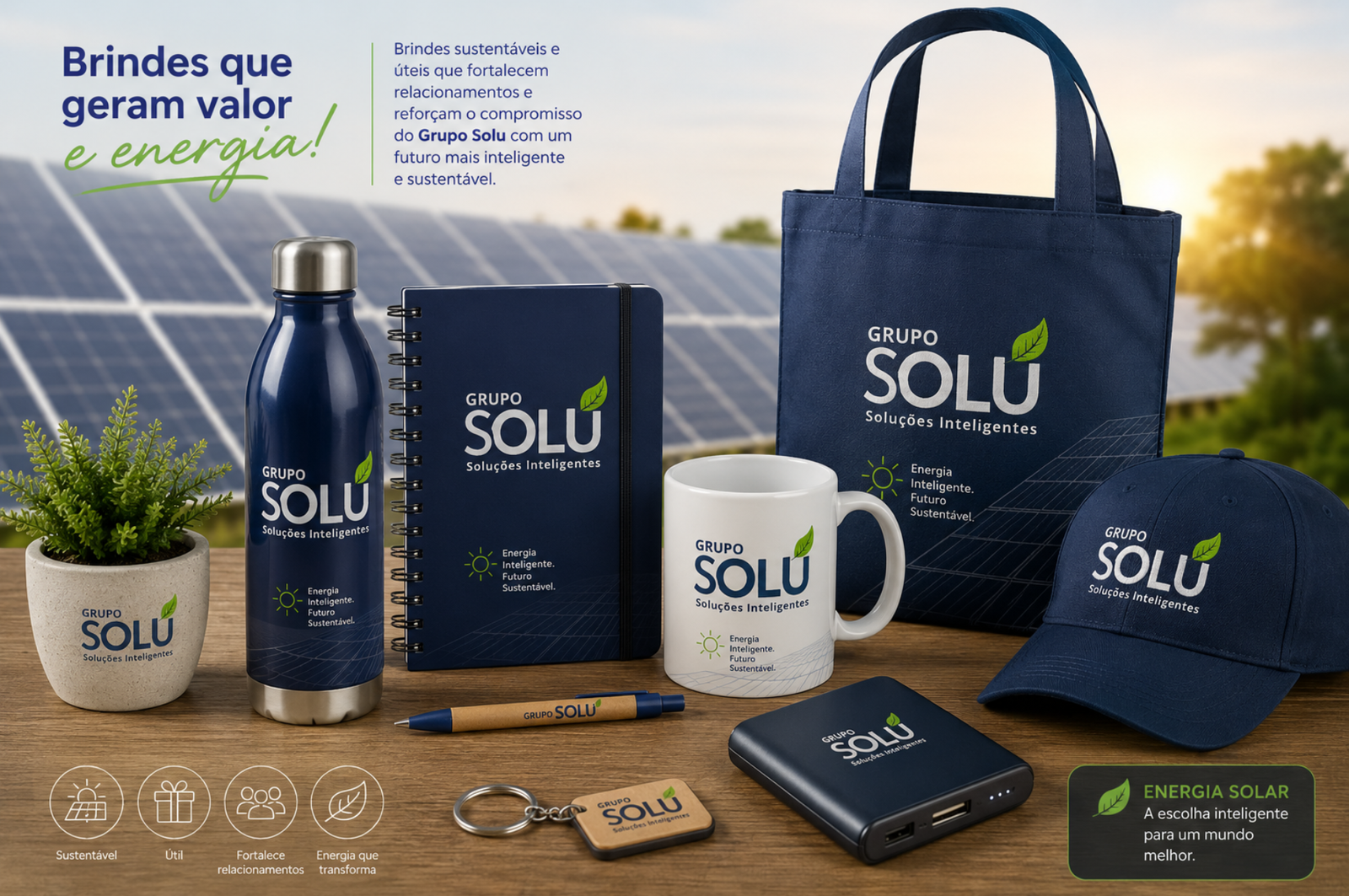Brindes corporativos.