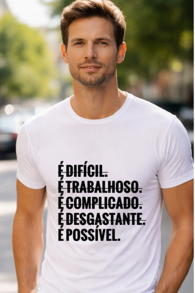 Camiseta básica 100% poliéster