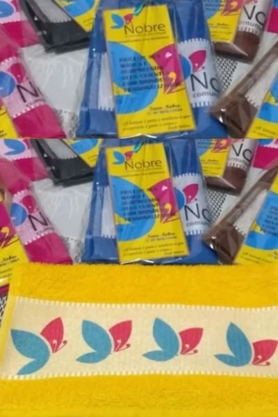Toalhas para rosto e mãos sublimadas - Nobre Comunicação Visual
