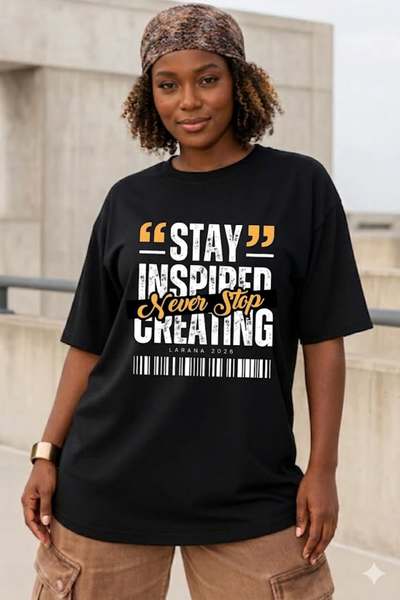 Camiseta oversized preta