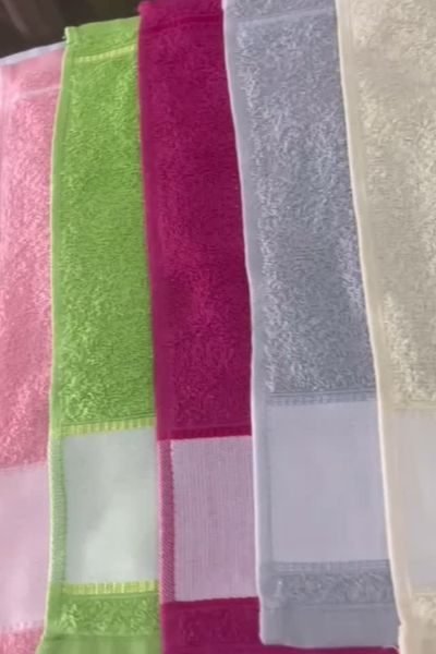 Toalhas para rosto e mãos sublimadas - Nobre Comunicação Visual