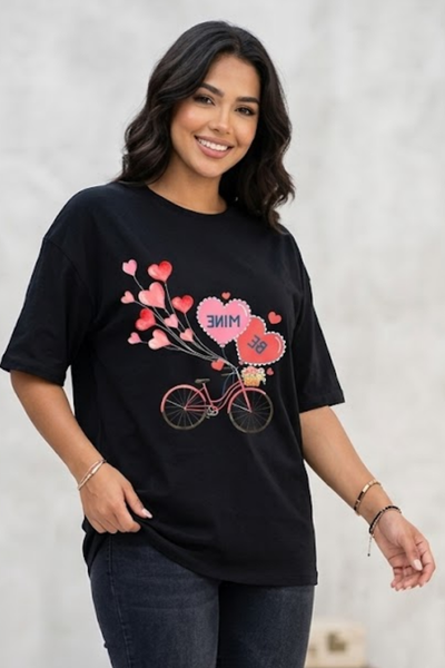 Camiseta oversized preta em algodão – Nobre Comunicação Visual