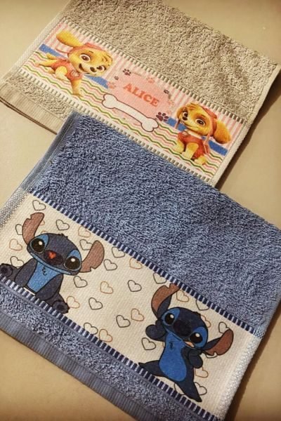 Toalhas para rosto e mãos sublimadas - Nobre Comunicação Visual