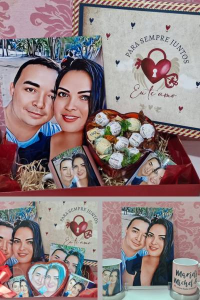 Cesta bombons Presente -  Nobre Comunicação Visual