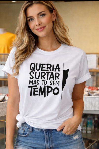 Camiseta fem. básica branca para sublimação – Nobre Comunicação Visual