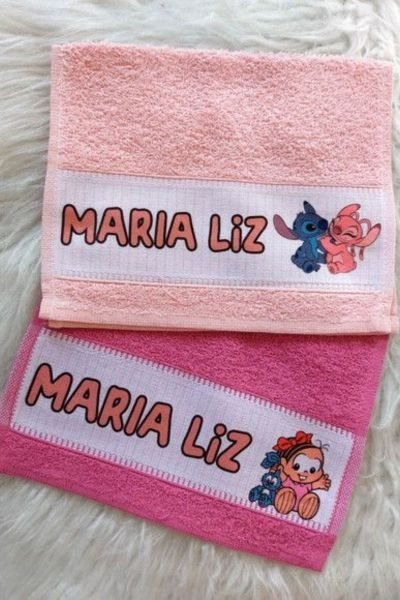 Toalhas para rosto e mãos sublimadas - Nobre Comunicação Visual