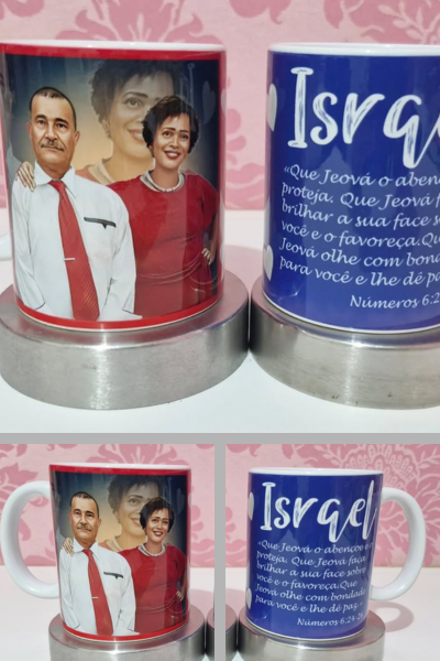 Kit caneca casal Presente -  Nobre Comunicação Visual