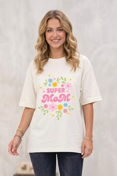 Camiseta oversized branca em algodão – Nobre Comunicação Visual