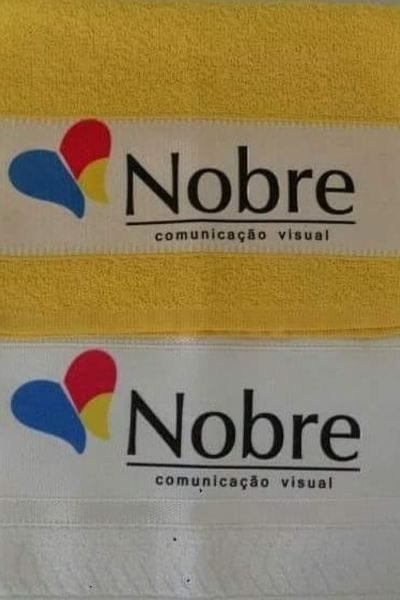 Toalhas para rosto e mãos sublimadas - Nobre Comunicação Visual