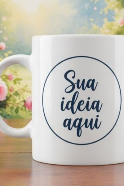 Caneca branca personalizada