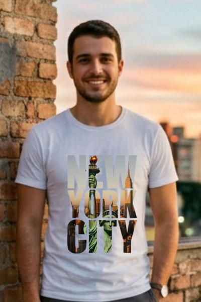 Camiseta básica 100% poliéster