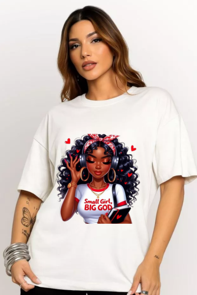 Camiseta oversized branca em algodão – Nobre Comunicação Visual