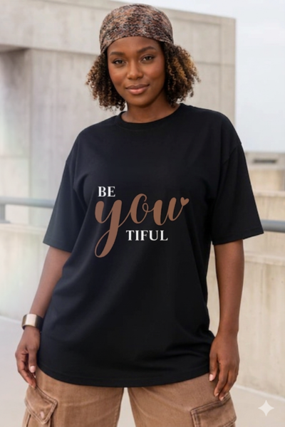 Camiseta oversized preta em algodão – Nobre Comunicação Visual